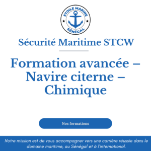 Formation avancée – Navire citerne – Chimique