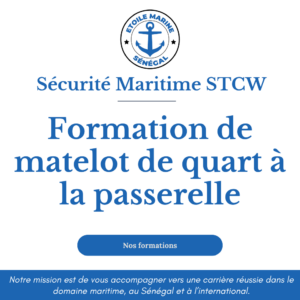 Formation de matelot de quart à la passerelle