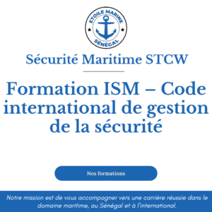 Formation ISM – Code international de gestion de la sécurité