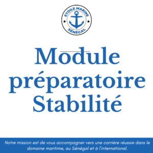 Module préparatoire Stabilité